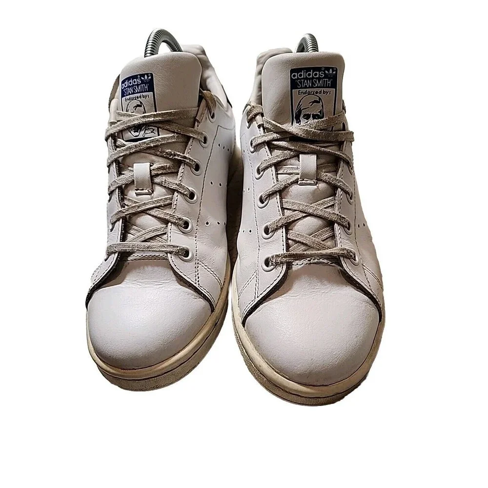 Adidas‎ Stan Smith Sneakers Shoes White Blue Pro Model S74778 Mens 7 Womens 8
